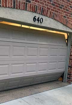 Garage Door Got Off Track Service Homestead